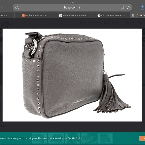 New Micheal Kors Brooklyn crossbody leather camera bag - Picture 4 of 6